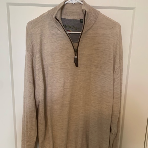 Orvis 1/4 Zip Sweater Great Condition - Picture 1 of 1